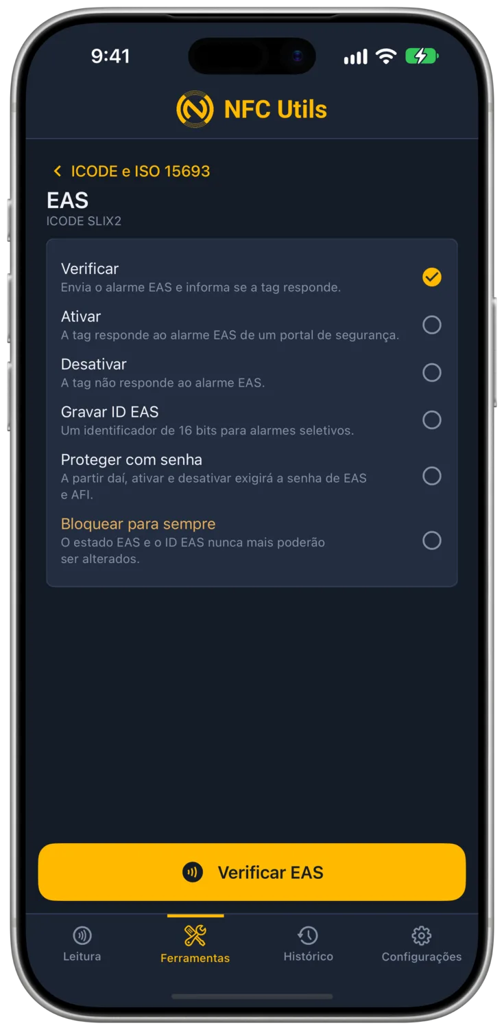 A página EAS